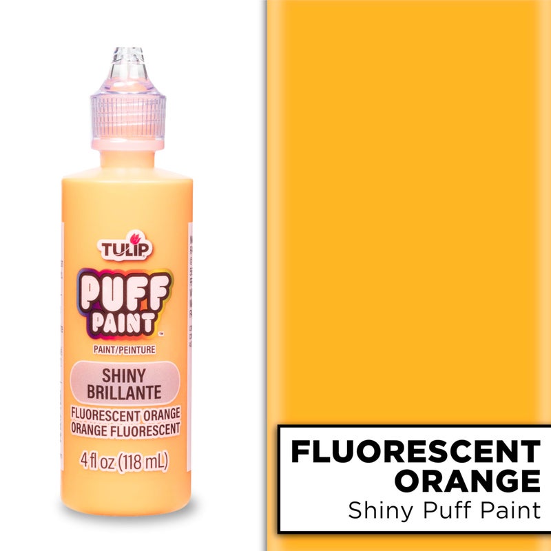 TULIP Dimensional Paint, Neon Orange 4 Fl Oz - Image 2